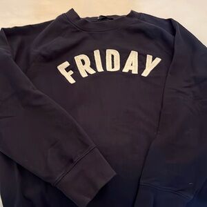 Fun J.crew sweatshirt in women’s size medium.